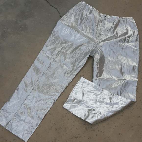 silver disco pants - Picture 4 of 5